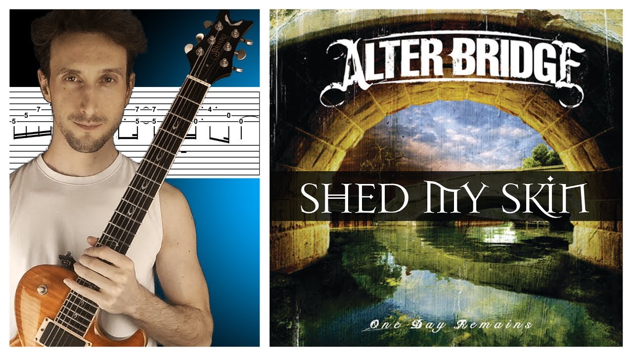 How to play SHED MY SKIN by Alter Bridge - Intro tutorial w/TABS