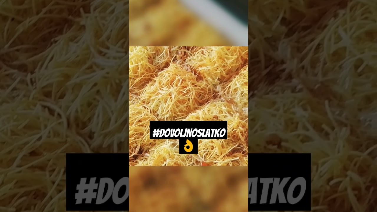 Kadaif. Tradicionalni bosanski kolač