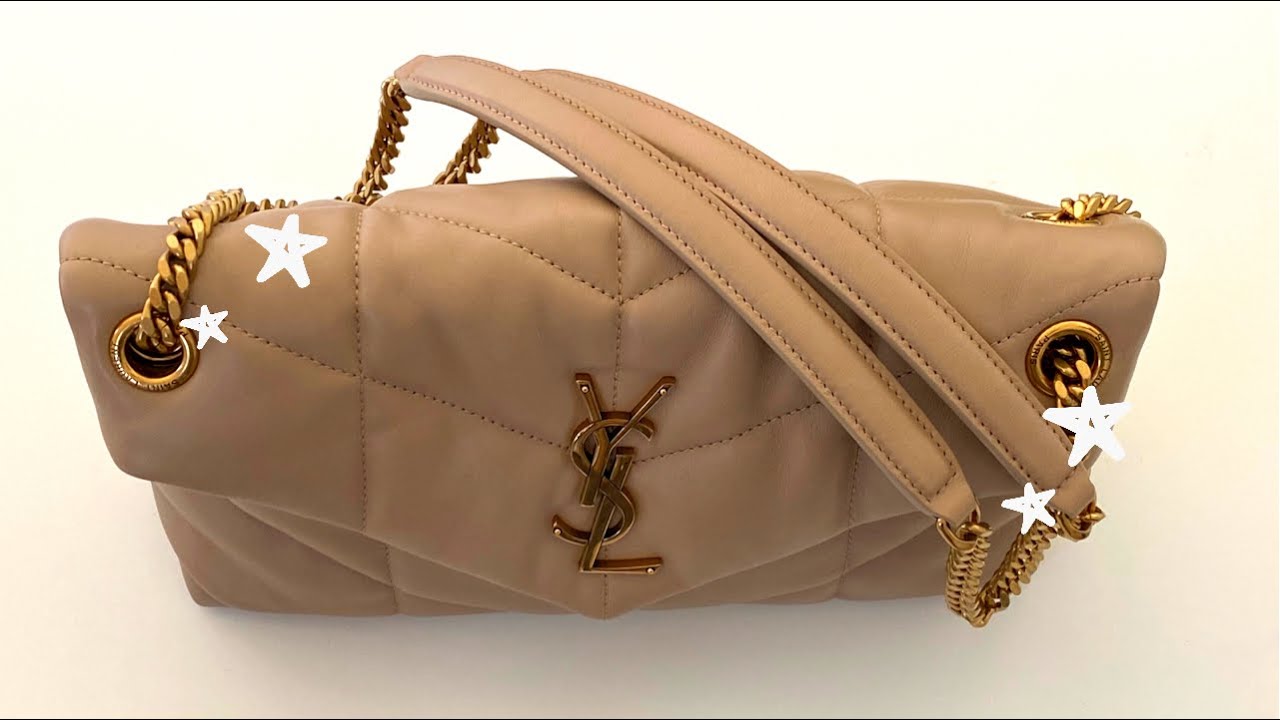 Saint Laurent puffer small bag in quilted lambskin #YSL #SaintLaurent #YSLunboxing #unboxing