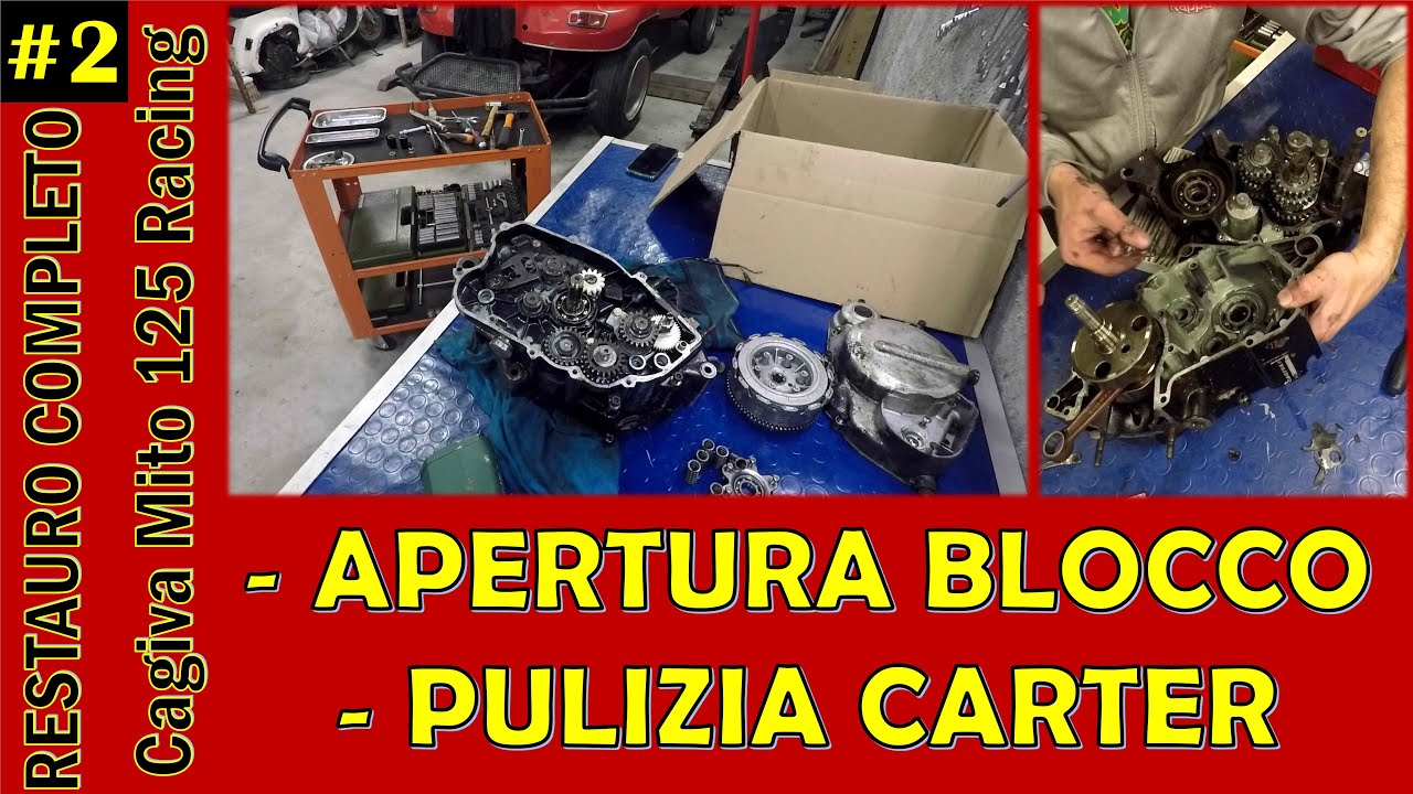 Spiacevole Sorpresa all'interno: APERTURA BLOCCO MOTORE - Restauro Cagiva Mito 125 Racing #2
