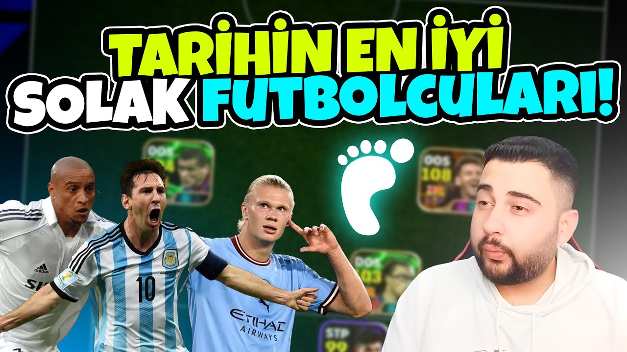 TARİHİN EN İYİ SOLAK FUTBOLCULARINDAN KADRO KURDUM! KAYBEDERSEM 2 EPİK SİLERİM! eFootball Mobile