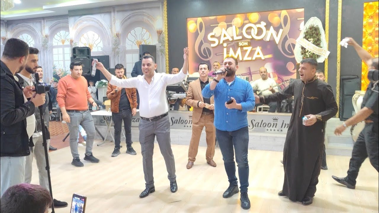 من مهرجان العجيل حفل زفاف ابن الفنان حمزة الخليل ابو محمد (الفنان اسماعيل) الأغا من بورصه