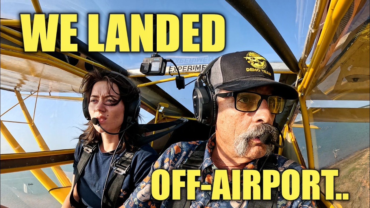 We Landed OFF AIRPORT While Filming...