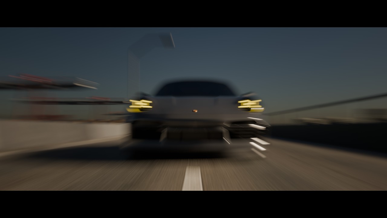 Porsche 911 Turbo | Blender Car Animation