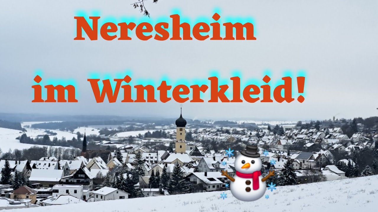 Neresheim im Winterkleid! ☃️ Das Kloster ist eines der schönsten nördlich der Alpen! 🤩👍⛪️