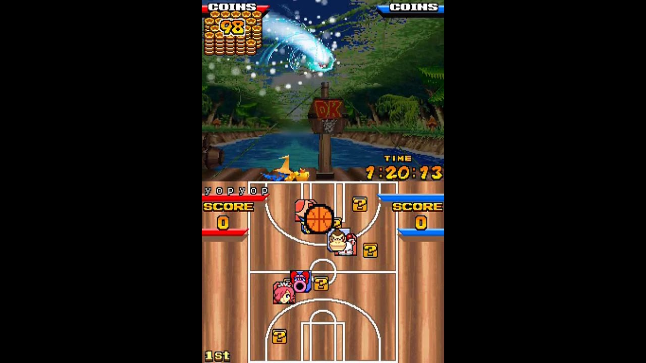 Nintendo DS Longplay [067] Mario Hoops 3 on 3