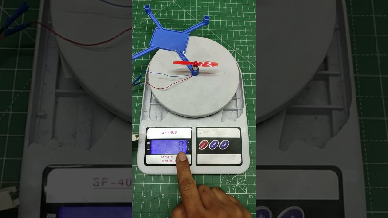 8520 Coreless Motor Thrust #shorts #corelessmotor #thrusttest
