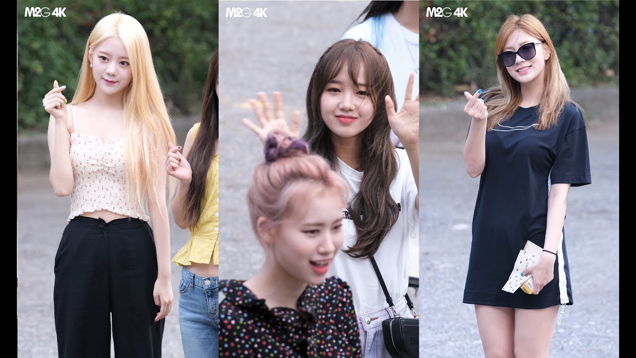190823 키썸, 그레이시 예나, 위키미키, 오하영 - 뮤직뱅크 출근길 4K 60P 직캠 Fancam