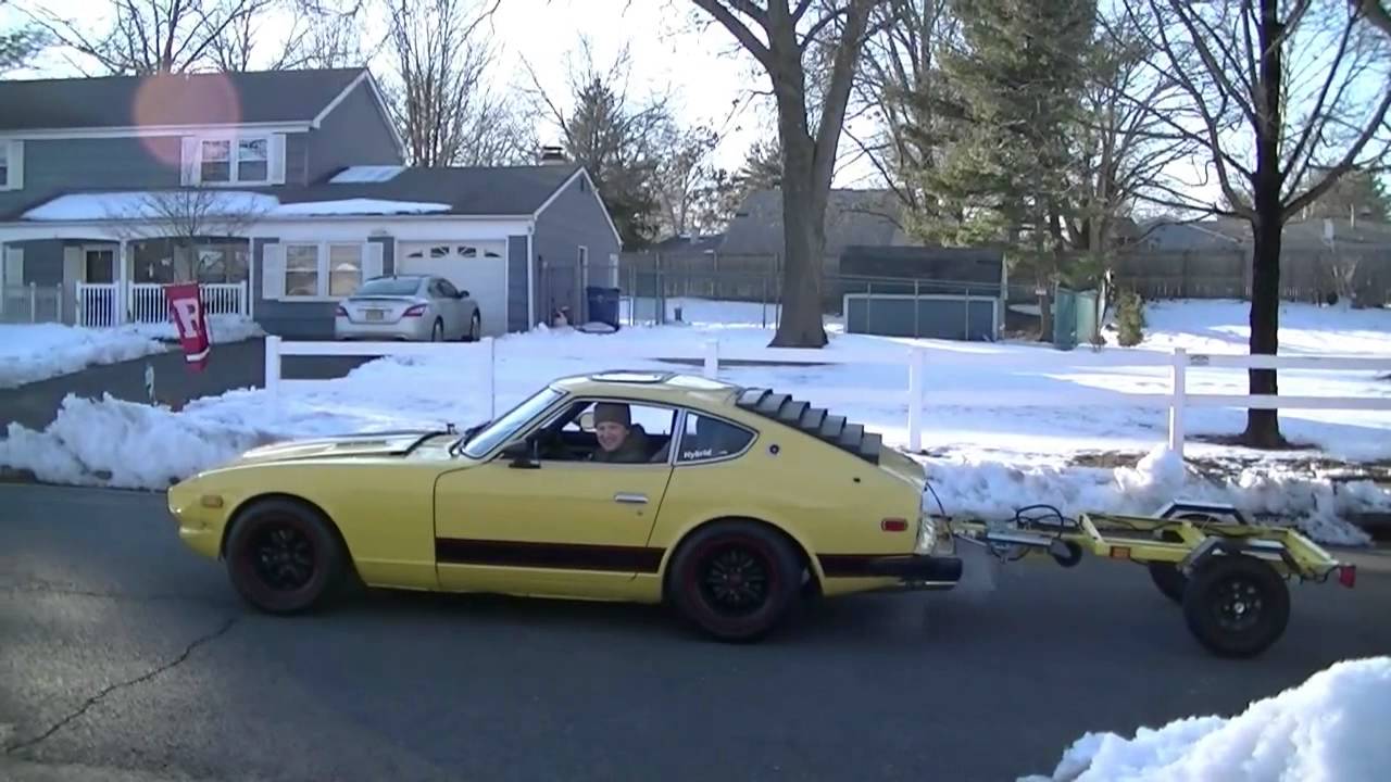 Autocross trailer test