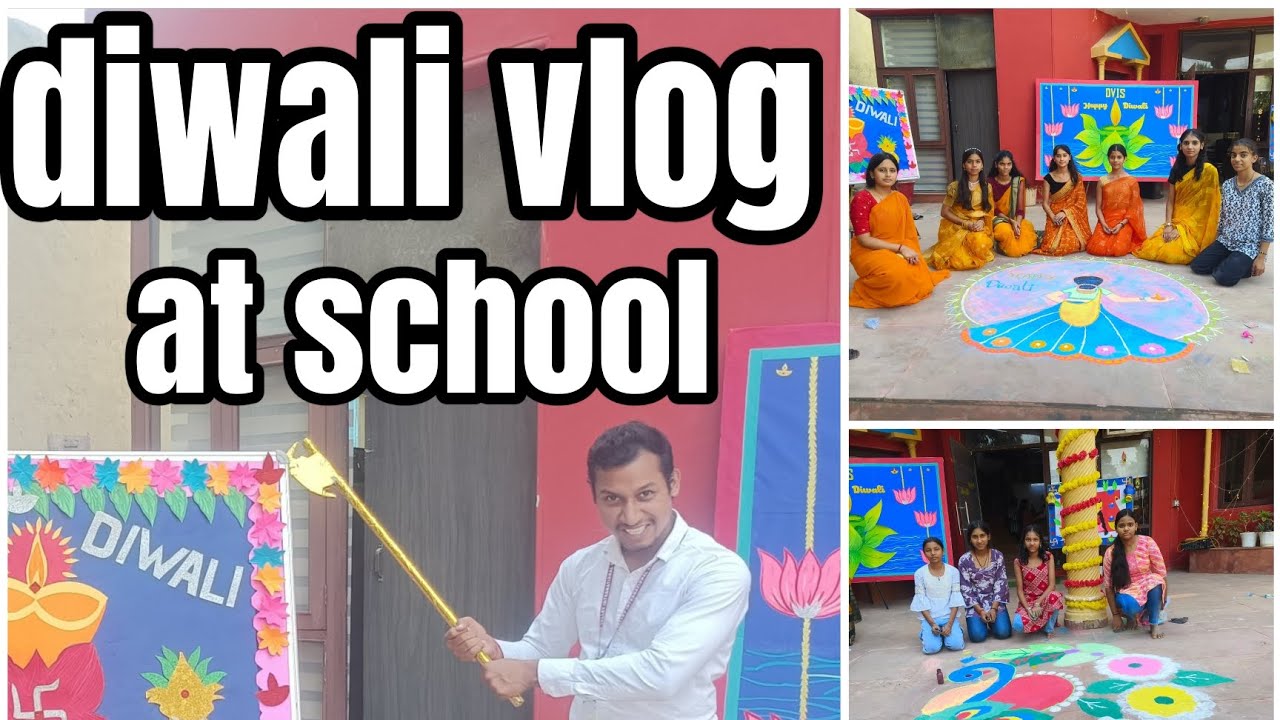 ✨ Special Diwali Vlog 2025 | School Diwali Function Highlights ✨