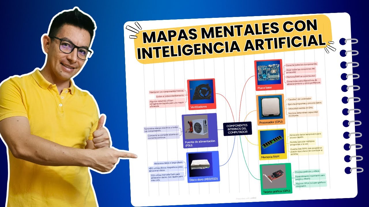 🔥🧑‍🏫 MAPAS MENTALES PARA PROFESORES con inteligencia artificial (ChatGPT y Xmind).