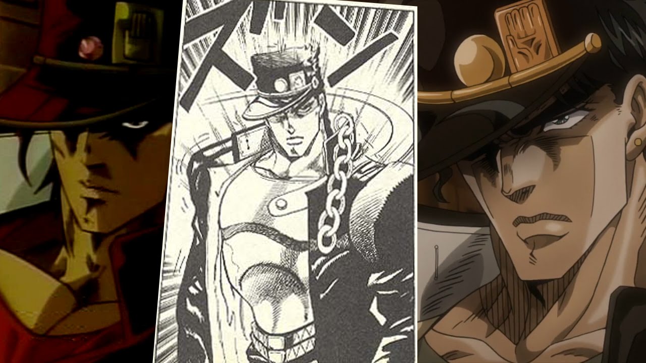 Jojo vs Dio comparison |Manga| vs. |1993| vs. |2015| with ZA WARUDO!