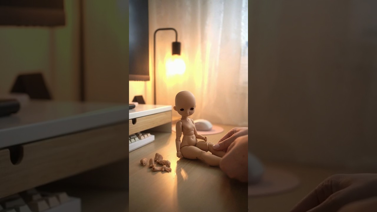 Unboxing my beautiful BJD from Dodollsdream 🥰 Caramel Forest Lottie #bjd #asmrunboxing #dodollsdream