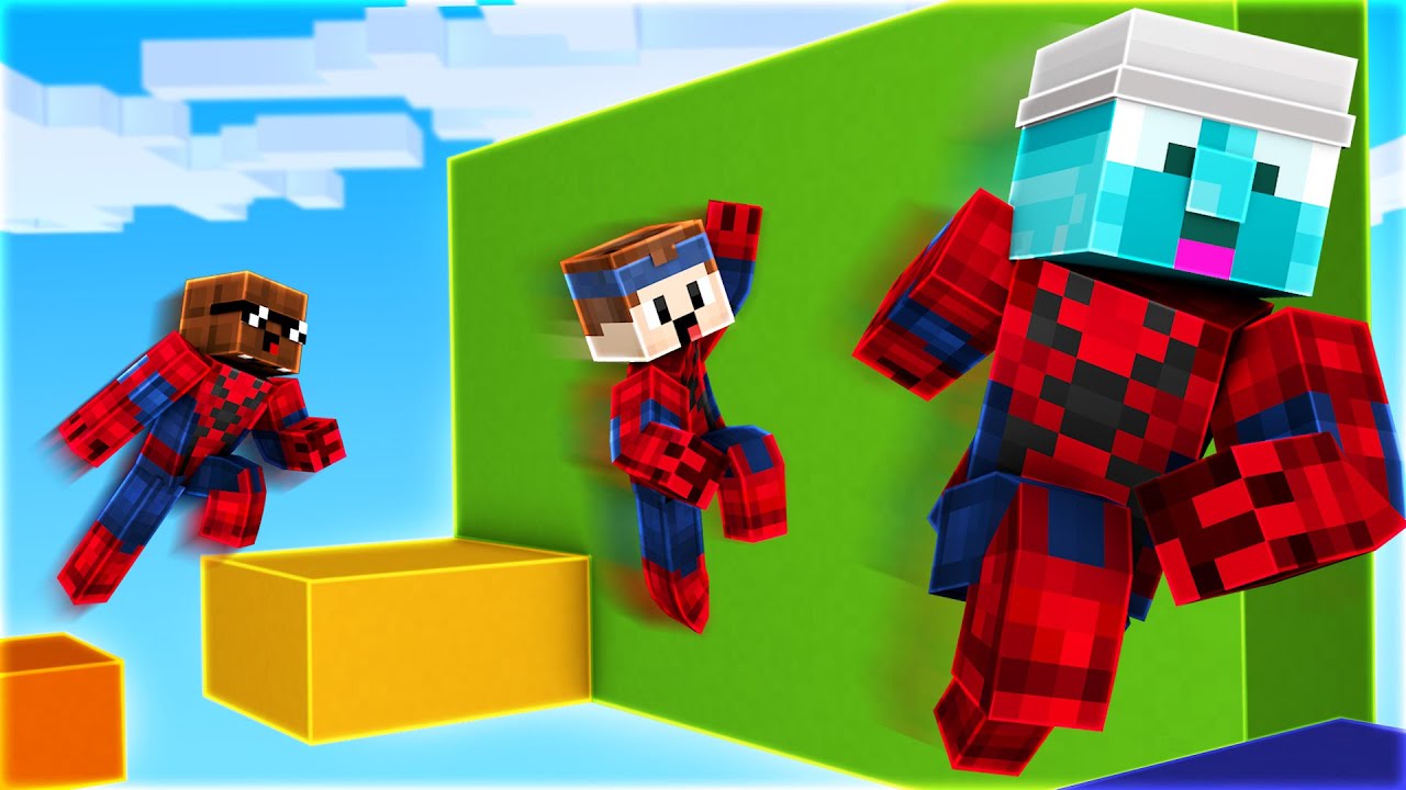 MINECRAFT ABER WIR SPIELEN DAS SPIEDERMAN JUMP AN RUN mit @logo @RyanColeYT | Gambo