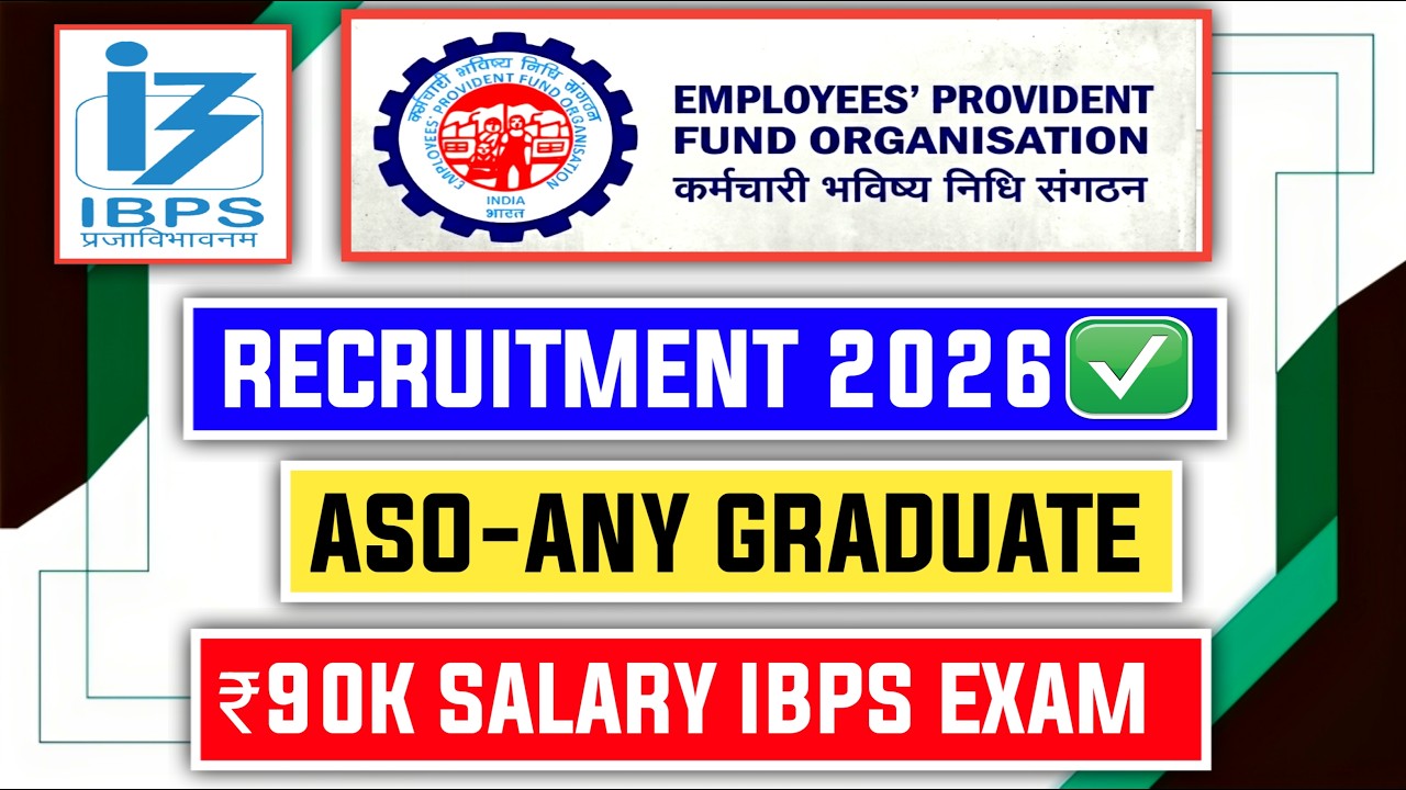 📢 EPFO ASO 2026 NOTIFICATION UPDATE 😱