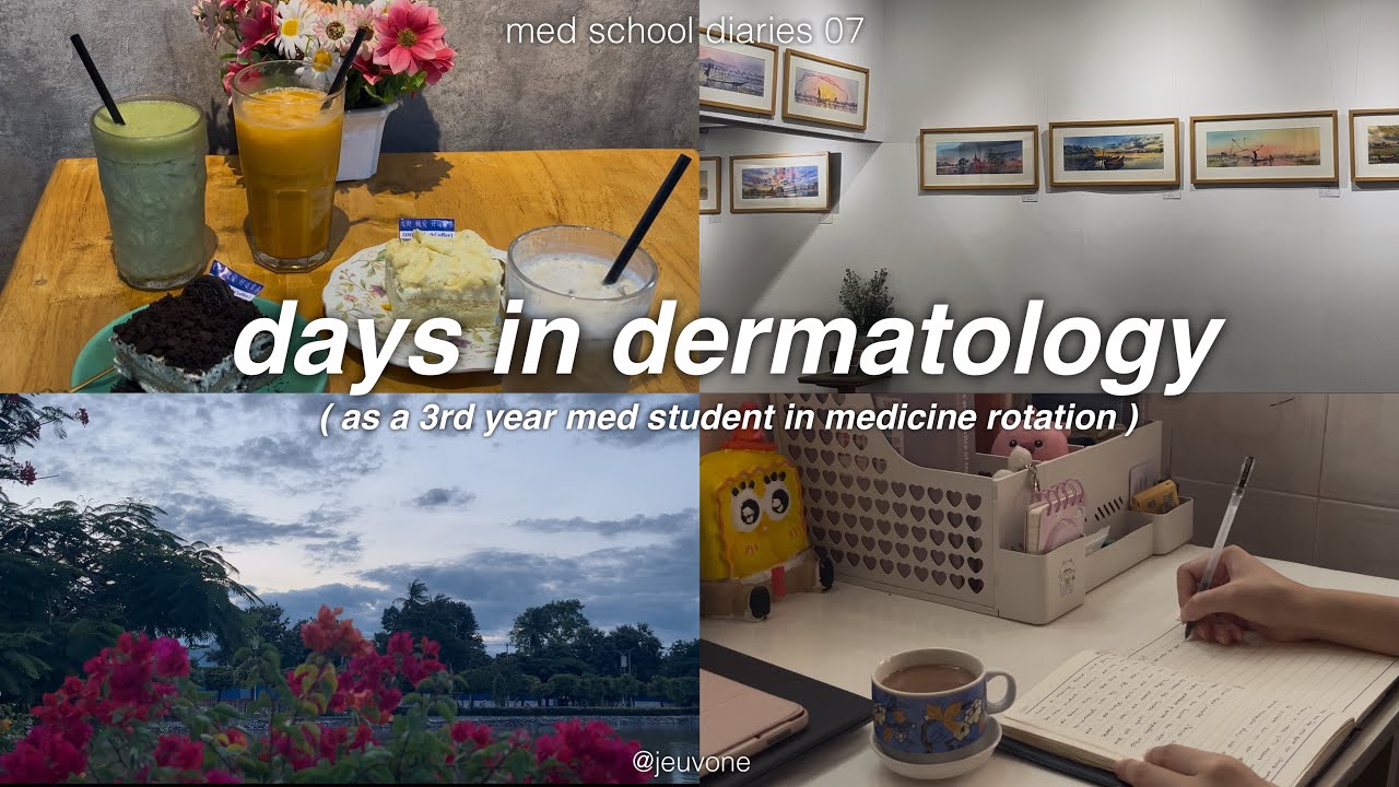 med school diaries 🍡 5AM morning routine, productive study vlog, lectures, cafes, note-taking, etc 