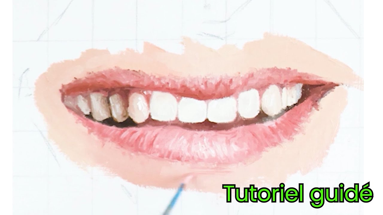 Peindre une bouche réaliste à la peinture à l’huile | Tutoriel pas à pas pour débutants