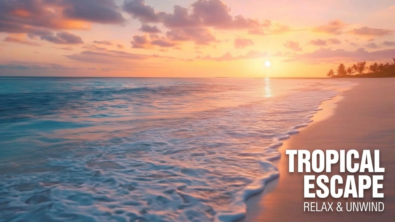 unset Smooth Jazz 🌅 Relaxing Saxophone Music with Ocean Waves for Sleep, Study & Chill