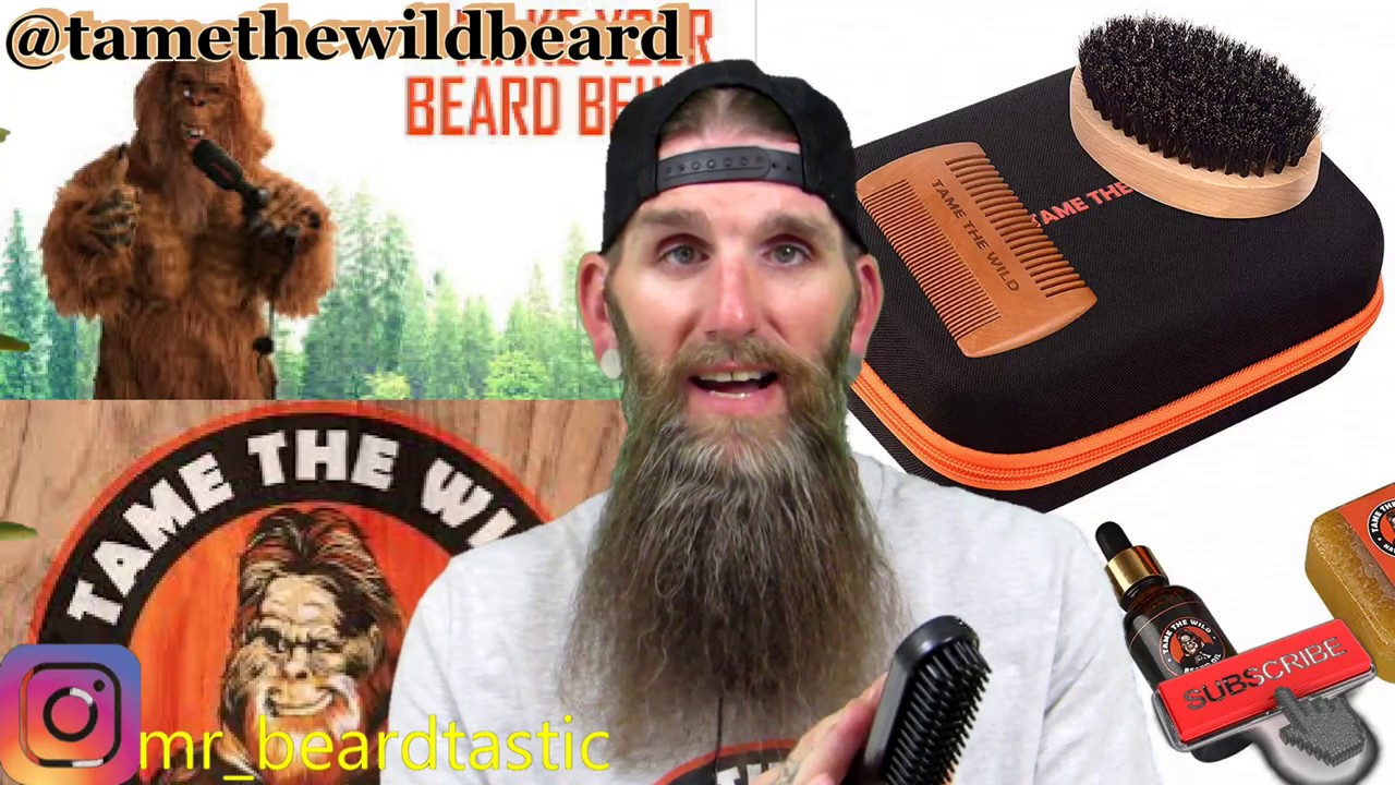 Tame the Wild| Beard Kit AND Updated Beard Straightener Review/Demo |BeardTastic Reviews