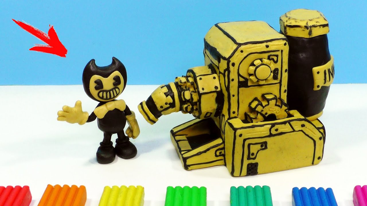 Bendy and Ink Machine with Clay