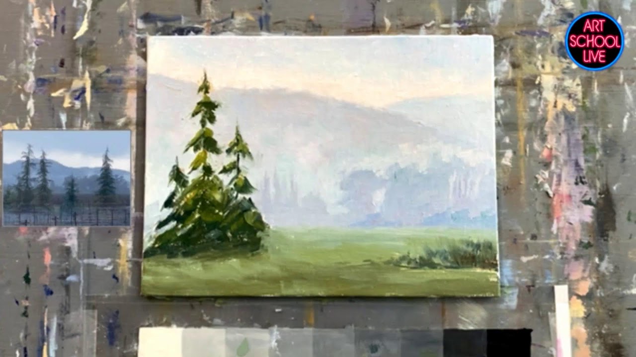 Painting Soft & Atmospheric Backgrounds with Calina Franzosa