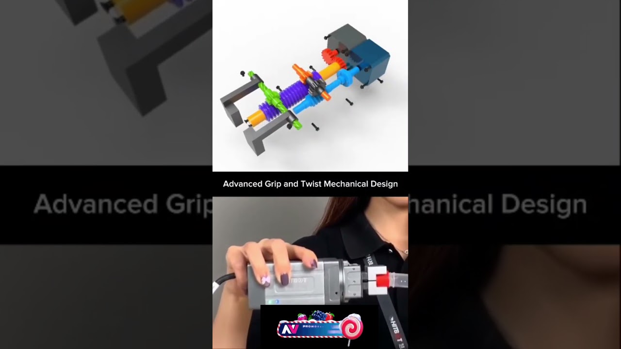 Satisfying Advanced Grip and Twist Mechanism 🦾 #short