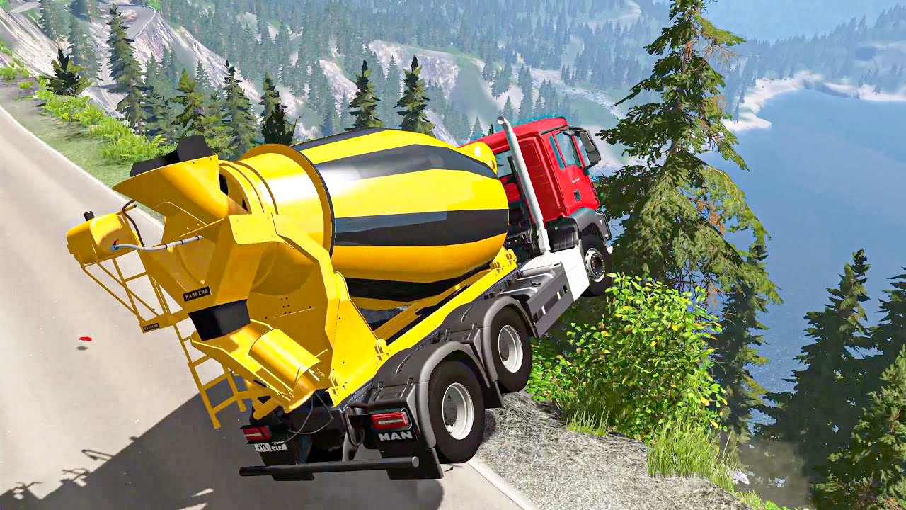 Cliff Drops #18 - BeamNG DRIVE | Good Cat