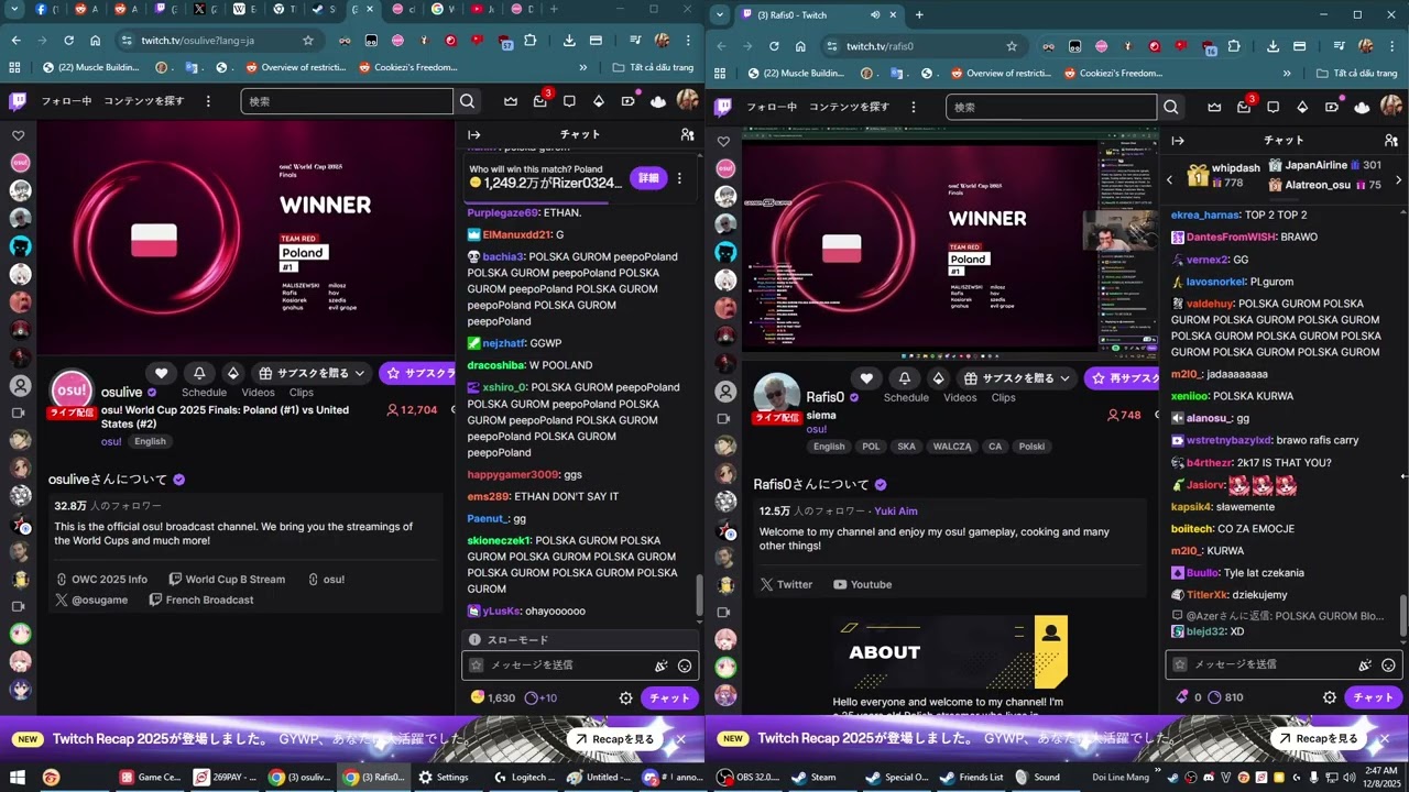 [OWC 2025] Poland vs United States Final (last part + Rafis reaction)