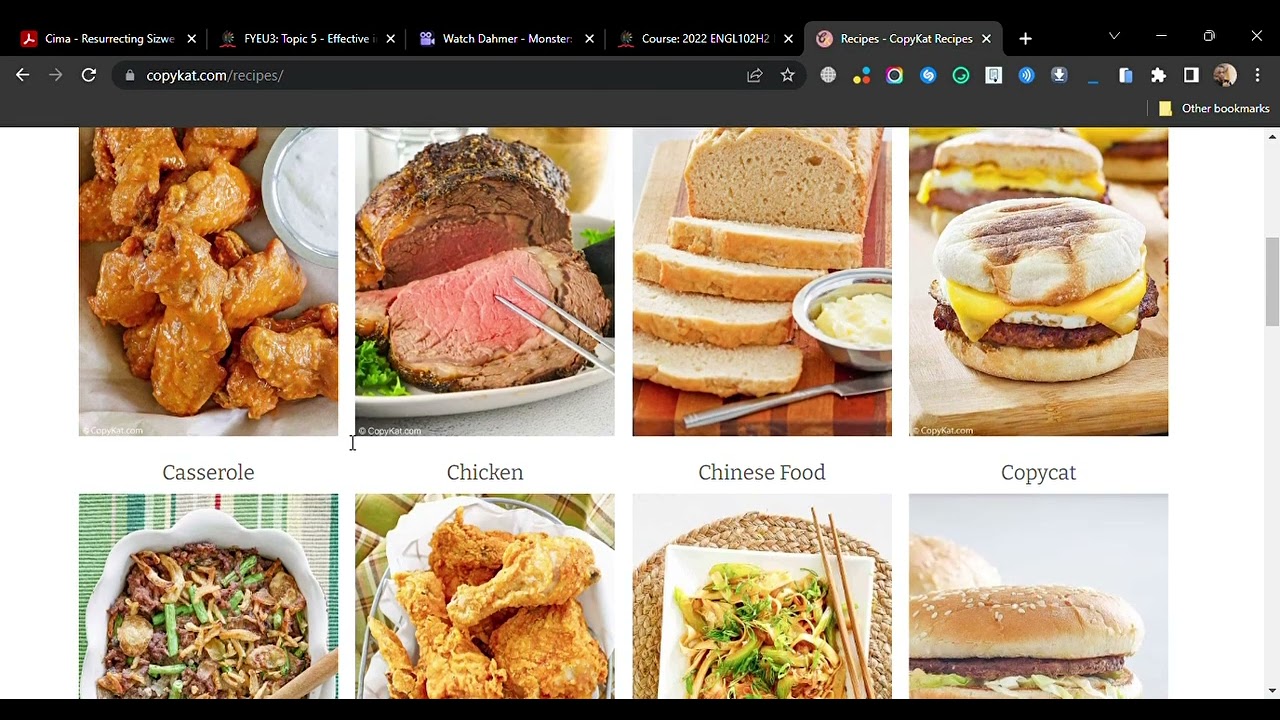 How to cook any meal you want || copykat.com || free recipes