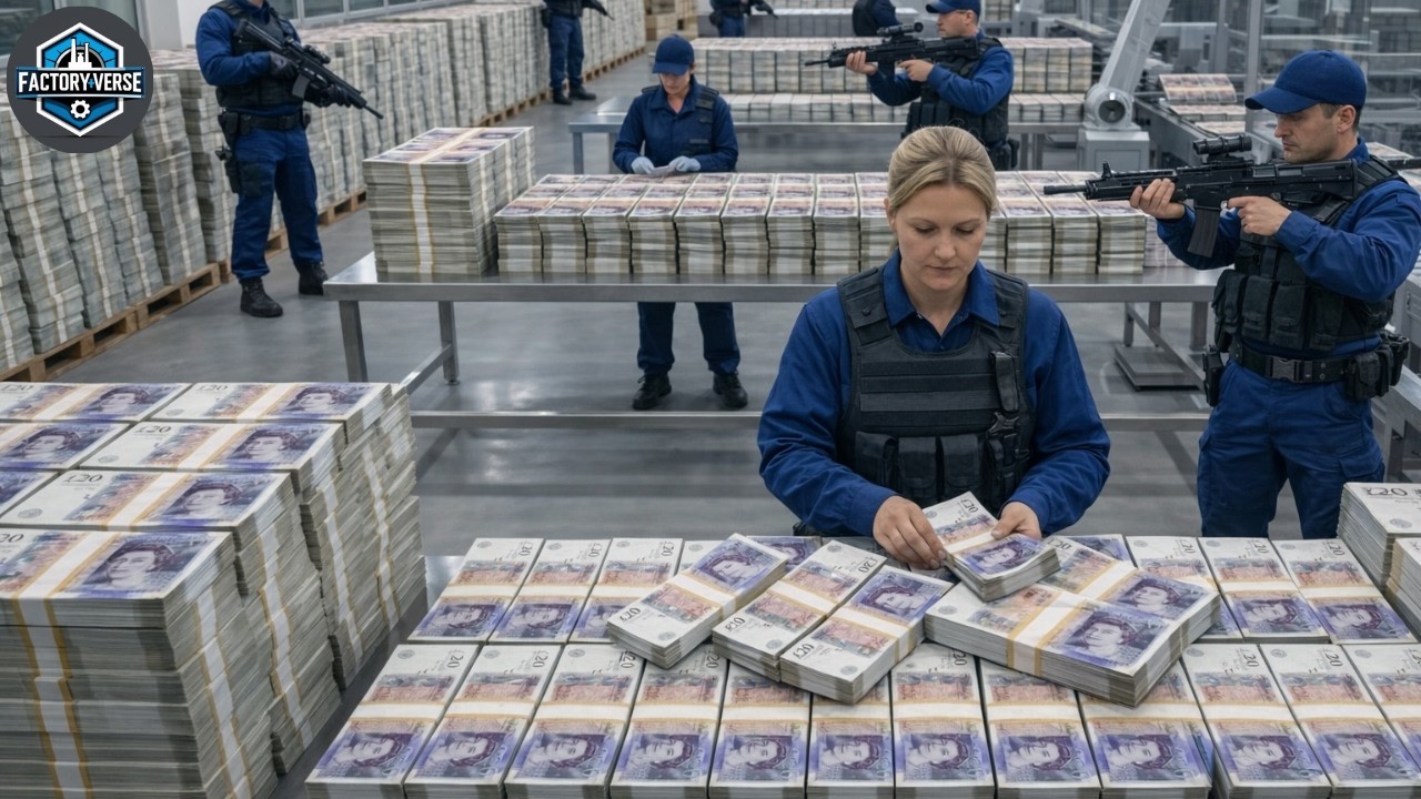 Inside the UK Money Printing Factory | How Millions of Pounds Are Made Every Hour