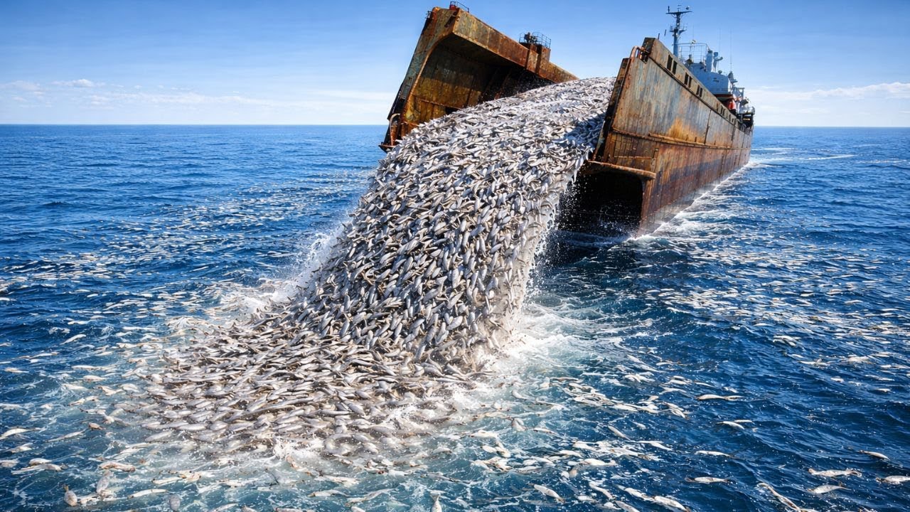 Enterraram 100 mil toneladas de peixes mortos no oceano... O que aconteceu chocou a todos