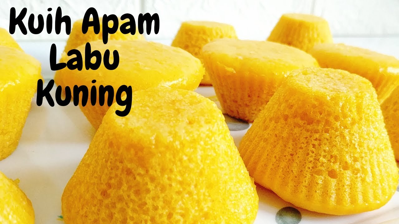 Kuih apam labu sedap dimakan begitu sahaja tanpa kelapa parut | Rasa lemak-lemak manis