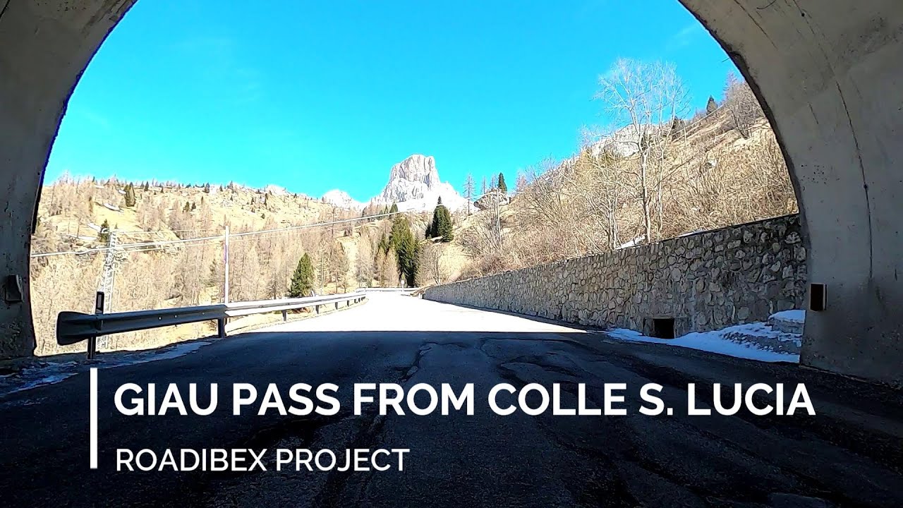 GIAU PASS FROM COLLE S. LUCIA (HC climb) - Virtual ride for indoor training