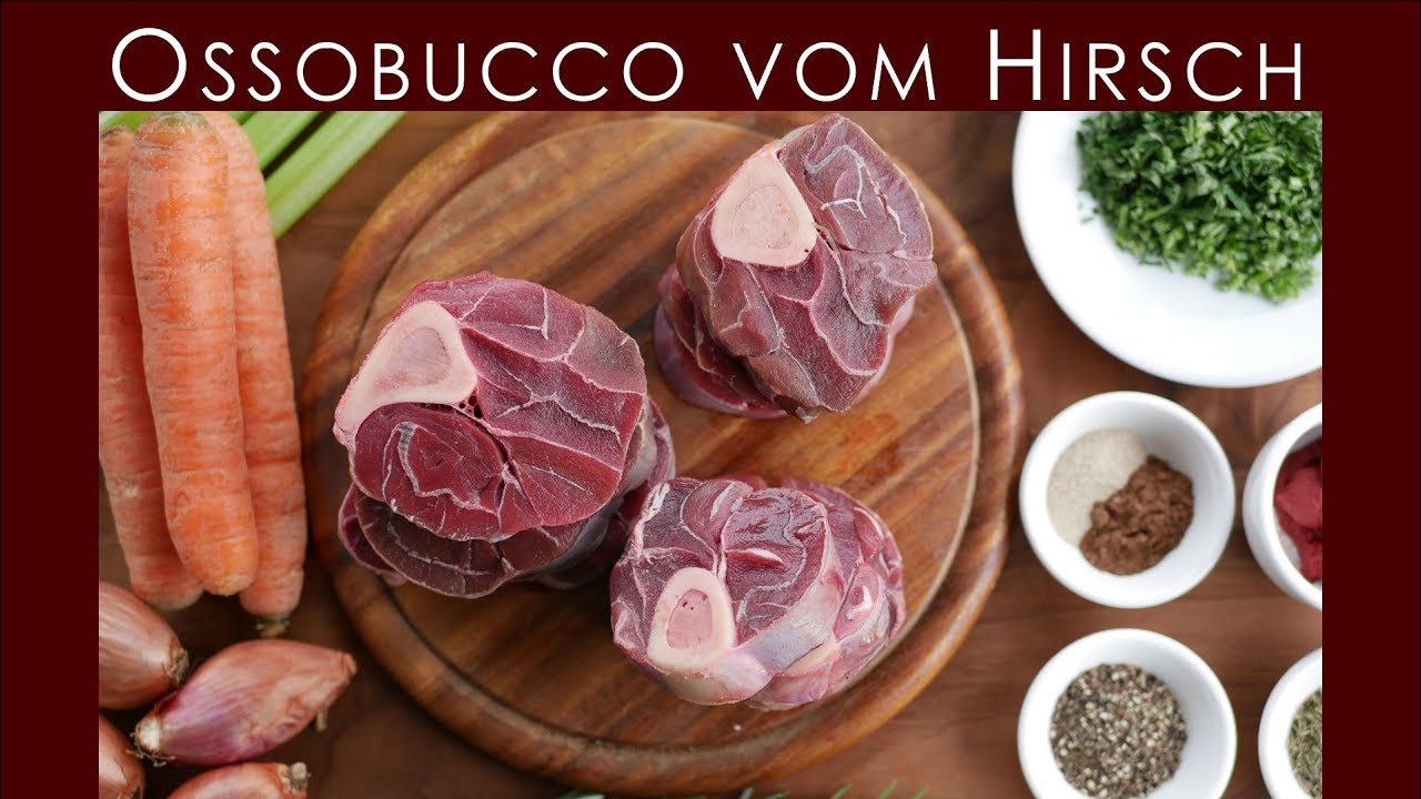 🦌 Ossobuco vom Hirsch mit Kartoffel-Selleriestampf | BBQ & | Deutsches Rezept | 128 |