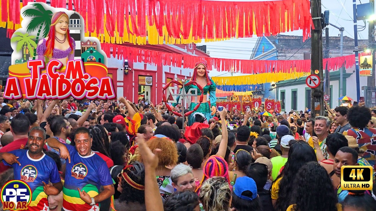[ CARNAVAL 2026 ] SURREAL! A MULTIDÃO DA VAIDOSA PAROU OS QUATRO CANTOS DE OLINDA (4K)) 07/02/2026