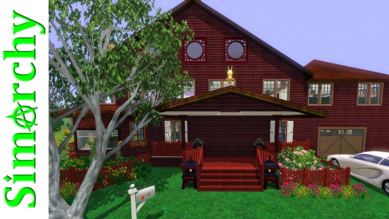 The Sims 3 House Tour - Large Family Home Perfect for World Adventures Collections with Big Garage