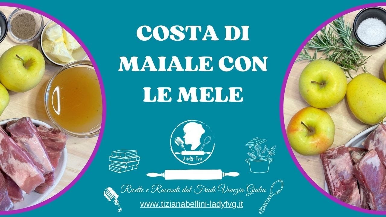 🍏🐷 COSTA DI MAIALE CON LE MELE e l'intervista a Loris Basso