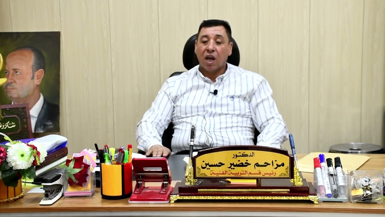 جانب من اختبار الطلبة المتقدمين للقبول في قسم التربية الفنية للعام الدراسي ٢٠٢٢-٢٠٢٣