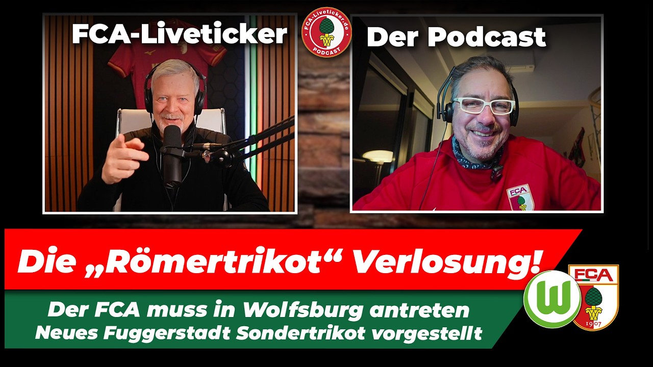 Das Römertrikot Gewinnspiel ⚽️  FCA zu Gast in Wolfsburg