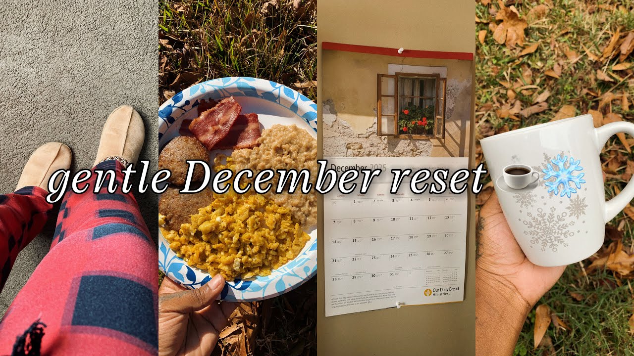 Gentle December Reset ☕️❄️ | skincare, breakfast, tidying, shopping + mini haul
