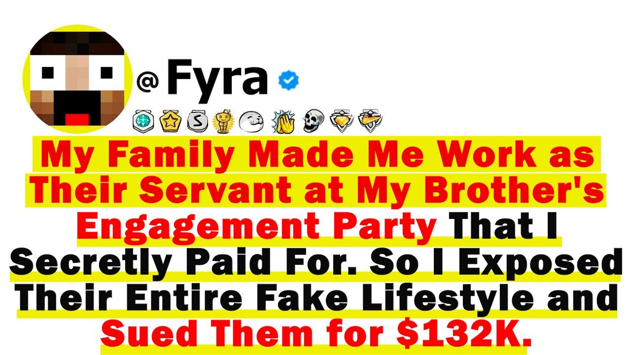 My Family Made Me Work as Their Servant at My Brother's Engagement Party That I Secretly Paid For So