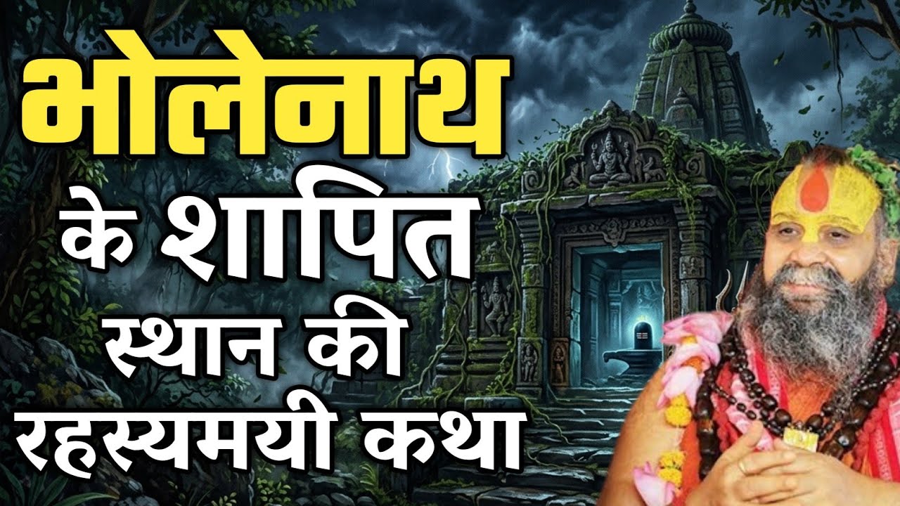 भोलेनाथ का शापित स्थान जहां आज भी छिपा है बड़ा रहस्य | rajendra das ji maharaj 