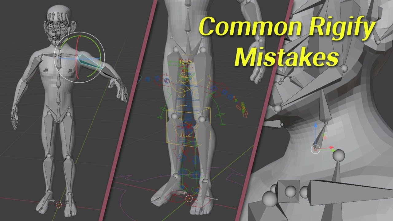 Avoiding Common Beginner Mistakes in Blender&rsquo;s Rigify