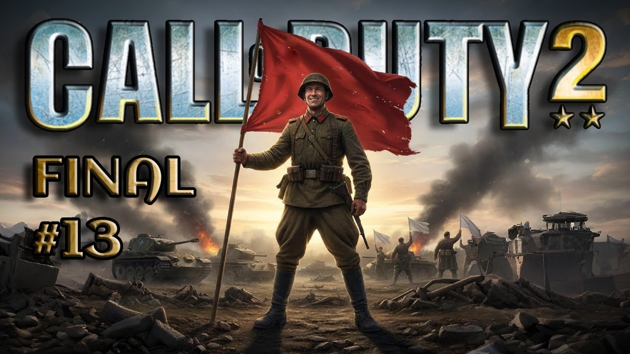 Call of Duty 2 (2005) #13 ► FINAL ► BIZ G'ALABA QOZONDIK ► O'zbekcha LET'S PLAY