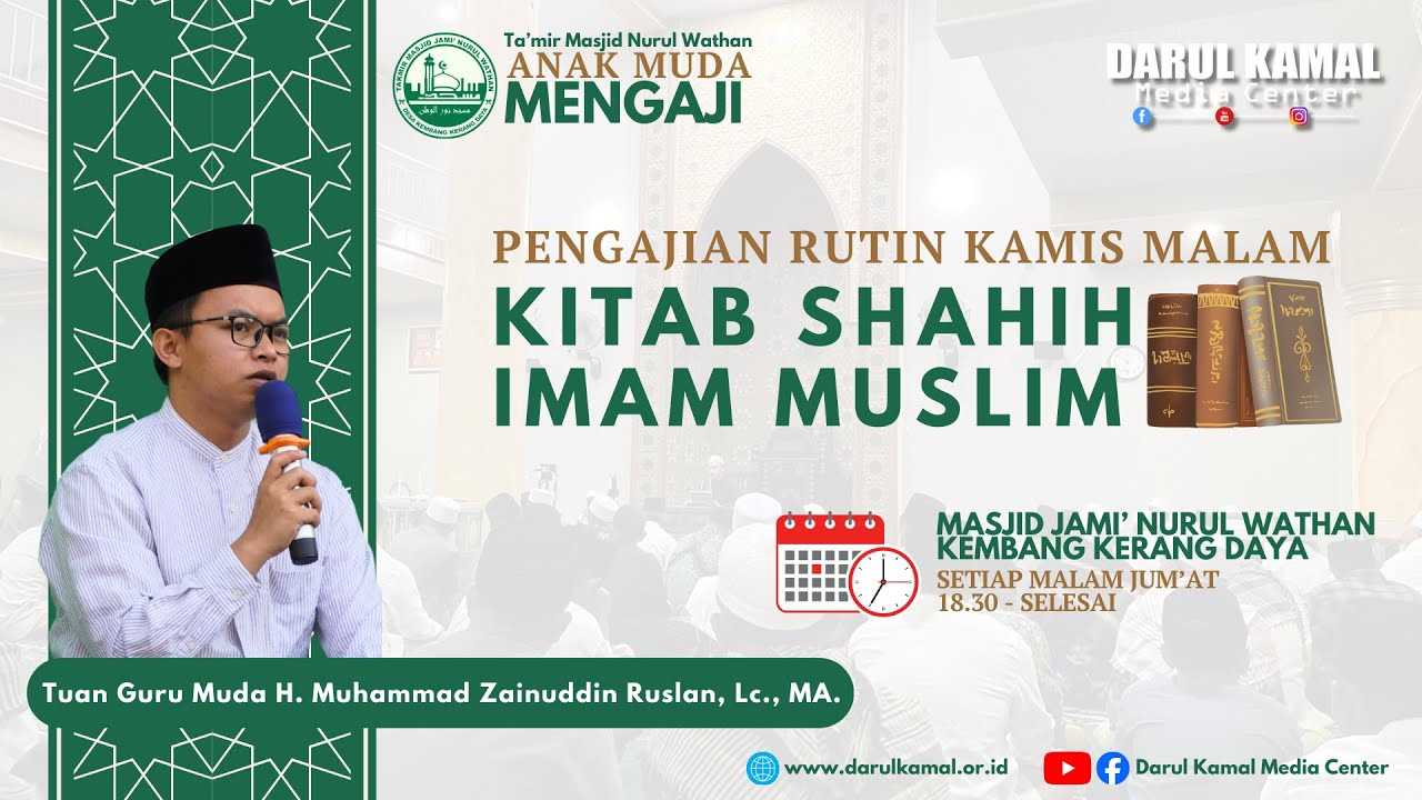 🔴 Pengajian Mingguan Kitab Shahih Imam Muslim Edisi 5 Februari 2026