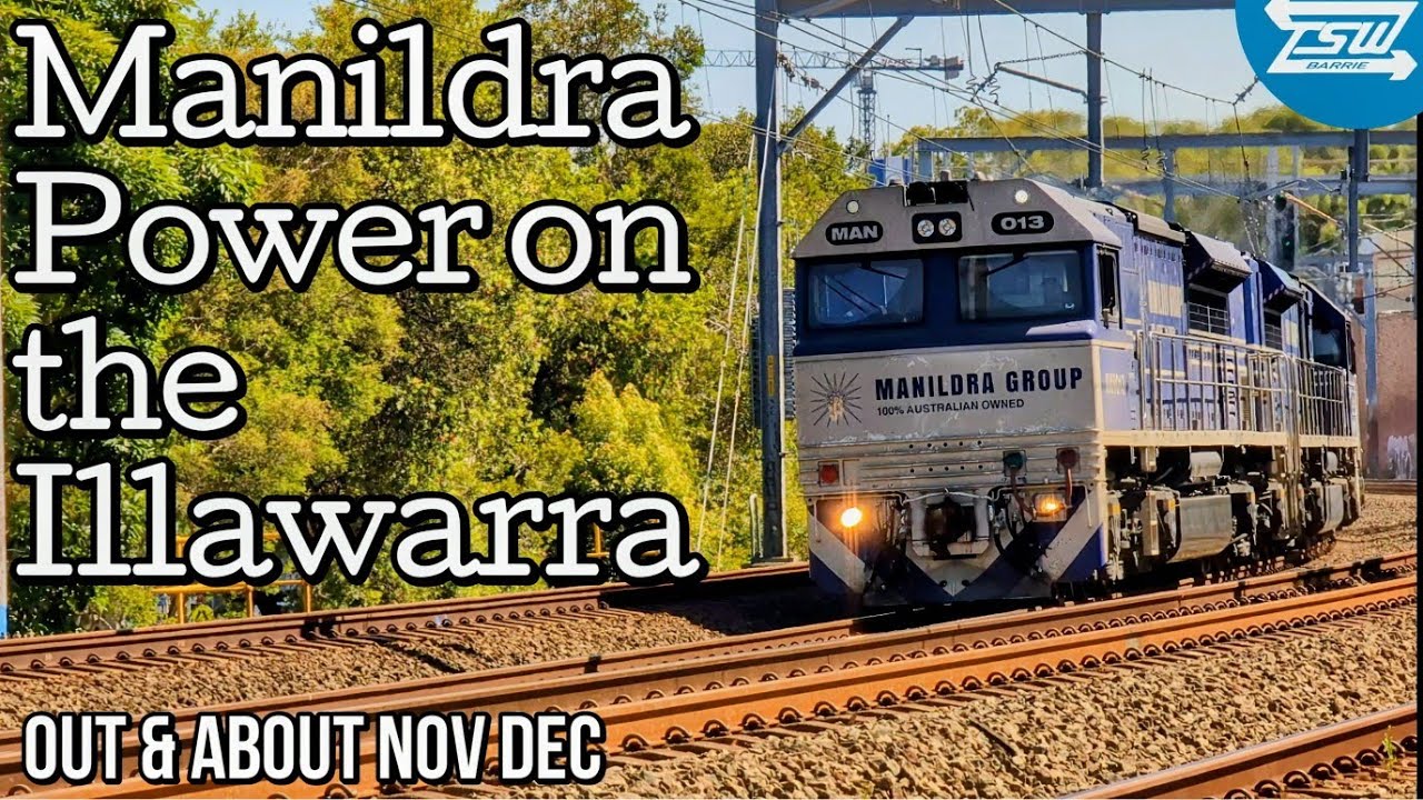 Manildra MAN Diesel Locomotives - Illawarra Freight Train Haulage
