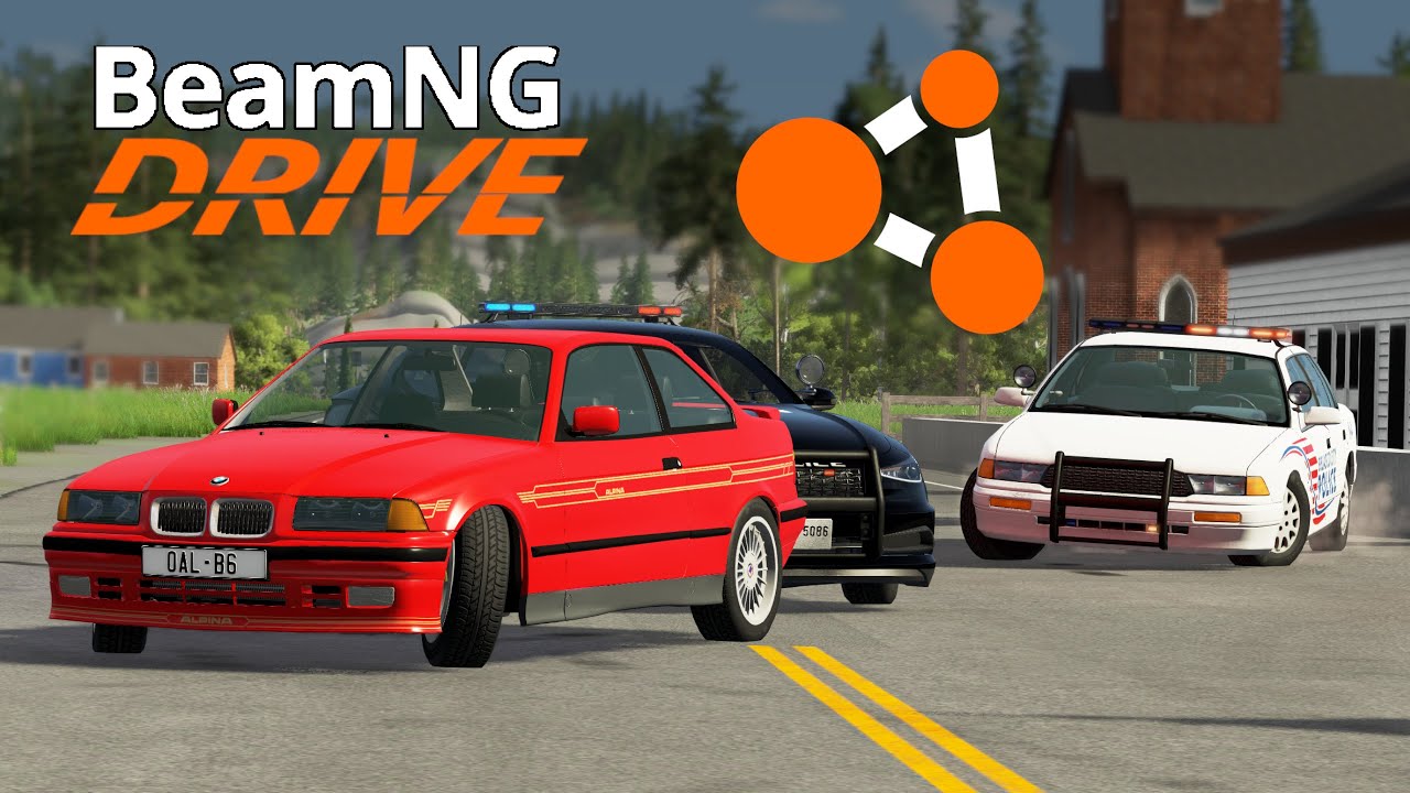 Lajwidło (#122) - BeamNG.drive - Amerykańskie pościgi policyjne 🚗🚔🚨