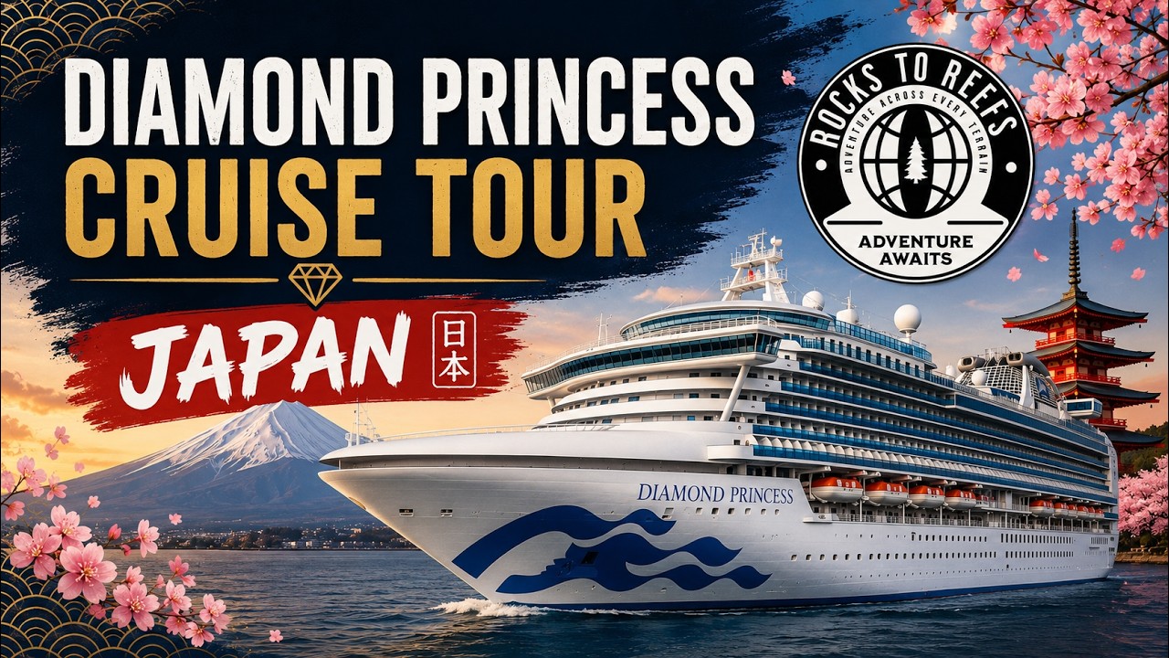 Полный обзор круизного лайнера Diamond Princess 2026 | Каюта, рестораны, бассейны, бары и многое ...