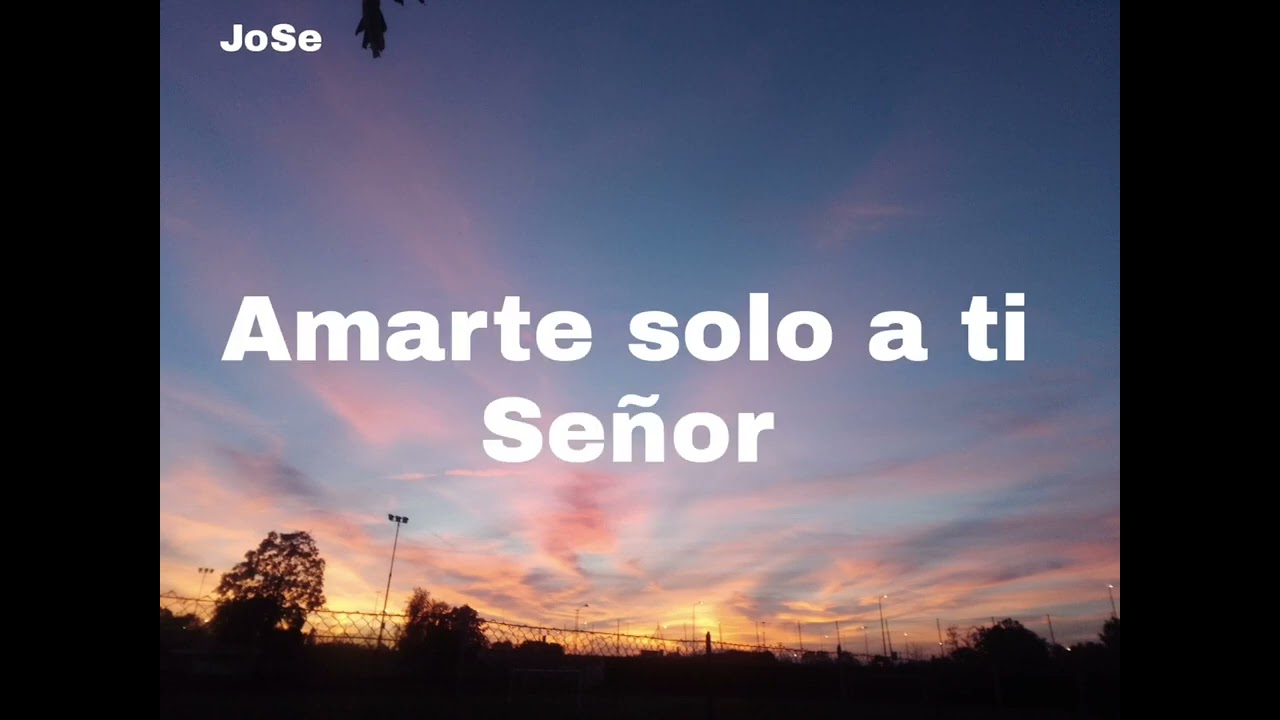 Pista de Amarte solo a ti Señor, nota de mujer. Pista completa.