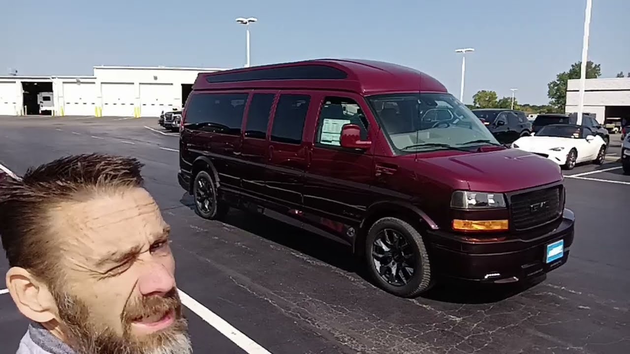 C17701. New, 2924 GMC Savana conversion van. 9 passenger.